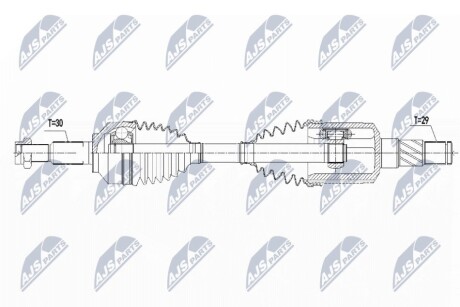 Півосі NTY NPW-CH-114