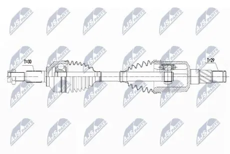 Полуось NTY NPW-CH-114