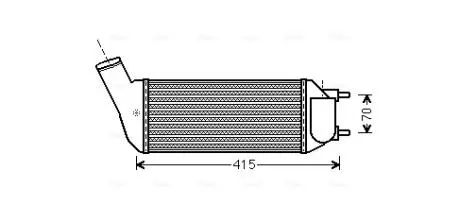 Інтеркулер AVA COOLING PEA4341