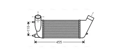 Інтеркулер AVA COOLING PEA4347