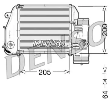 Интеркулер DENSO DIT02024
