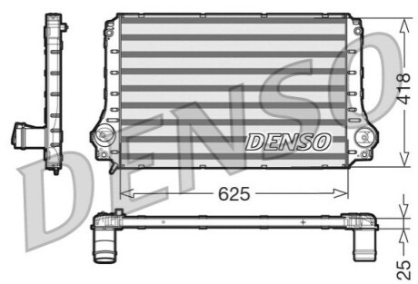 Интеркулер DENSO DIT50003 (фото 1)