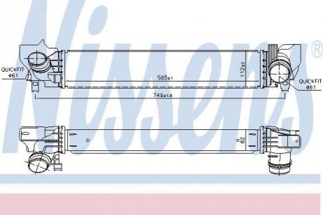 Интеркулер NISSENS 96379