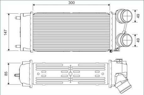 Интеркулер Valeo 817845