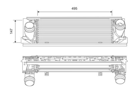 Інтеркулер Valeo 818262