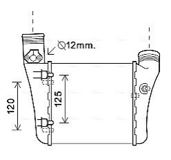 Интеркулер AVA COOLING AIA4333 (фото 1)