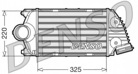 Интеркулер DENSO DIT28015