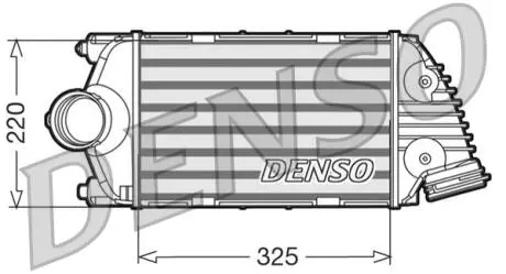 Интеркулер DENSO DIT28015