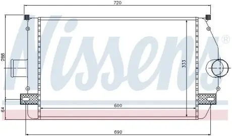 Интеркулер NISSENS 96866