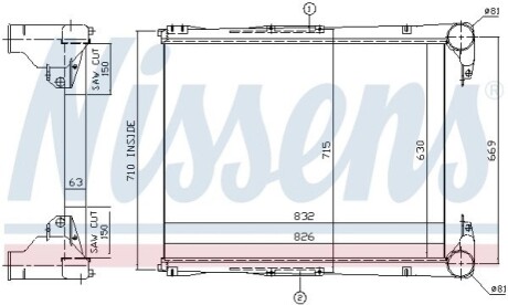 Интеркулер NISSENS 96967