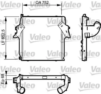Интеркулер Valeo 818781