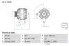 Генератор BOSCH 0 986 041 500 (фото 1)