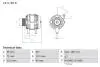 Генератор BOSCH 0 986 042 000 (фото 1)