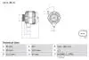 Генератор BOSCH 0 986 044 490 (фото 1)