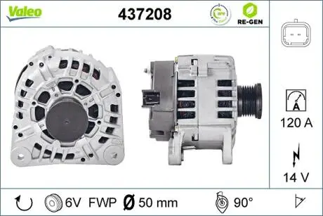 Генератор Valeo 437208