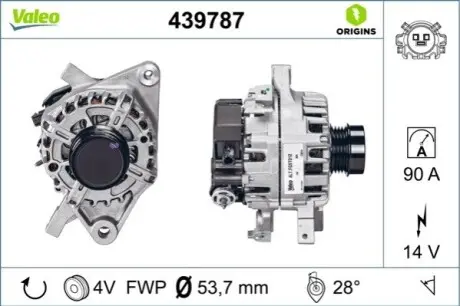 Генератор Valeo 439787