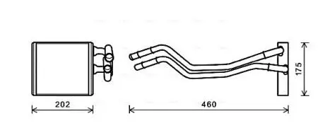 Радіатор AVA COOLING FDA6455
