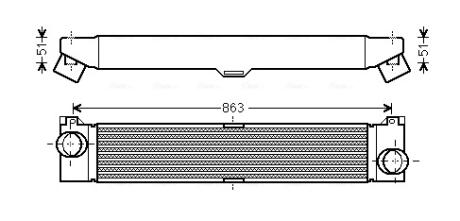 Радіатор AVA COOLING FTA4360