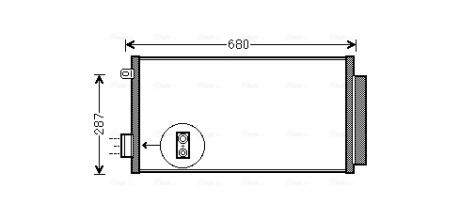 Радіатор AVA COOLING FTA5411D