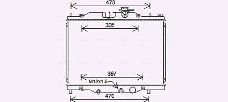 Радиатор AVA COOLING MZ2291