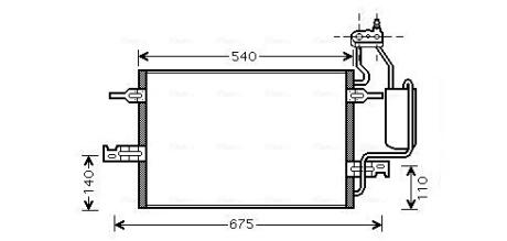 Радиатор AVA COOLING OL5349D