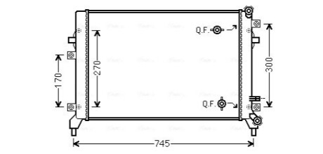 Радиатор AVA COOLING VN2295