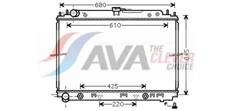 Радиатор AVA COOLING DNA2297