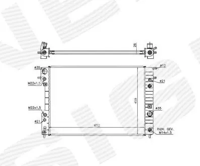 Радіатор Signeda RA63073Q