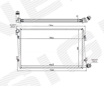 Радіатор Signeda RA65292Q