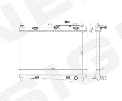 Радиатор Signeda RA69235