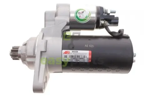 Стартер VW Caddy III 2.0SDI 04-10 (12V/1.7kw) (z=10) AS-PL S0229
