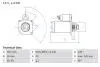 Стартер BOSCH 0 986 016 470 (фото 1)