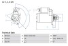 Стартер BOSCH 0 986 017 420 (фото 1)