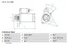 Стартер BOSCH 0 986 020 350 (фото 1)