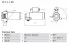 Стартер BOSCH 0 986 021 351 (фото 1)