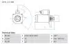 Стартер BOSCH 0 986 021 741 (фото 1)