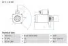 Стартер BOSCH 0 986 022 581 (фото 1)