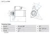 Стартер BOSCH 0 986 022 730 (фото 1)