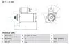 Стартер BOSCH 0 986 024 360 (фото 1)