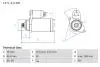 Стартер BOSCH 0 986 025 110 (фото 1)