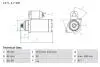 Стартер BOSCH 0 986 025 150 (фото 1)