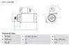 Стартер BOSCH 0 986 025 350 (фото 1)