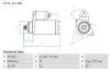 Стартер BOSCH 0 986 025 360 (фото 1)