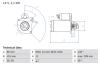 Стартер BOSCH 0 986 025 390 (фото 1)
