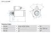 Стартер BOSCH 0 986 025 550 (фото 1)