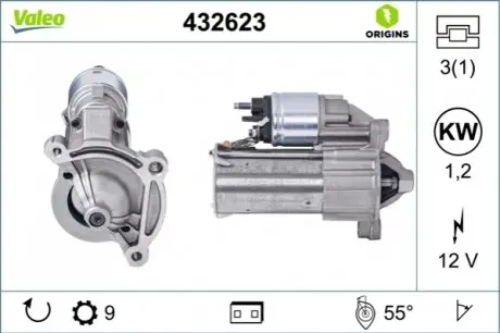 Стартер Valeo 432623