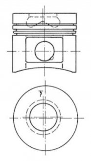 Поршень KOLBENSCHMIDT 40073620