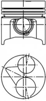 Поршень KOLBENSCHMIDT 40410620