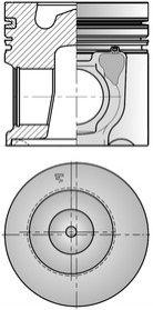 Поршень KOLBENSCHMIDT 41505600