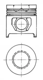 Поршень KOLBENSCHMIDT 90158700